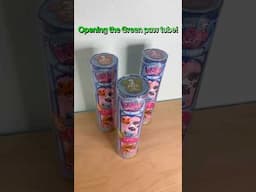 Opening the GREEN blind tube from Target! #lps #littlestpetshop #fyp