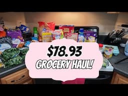PREPPING FOR VACATION! || $78.93 GROCERY HAUL WITH PRICES