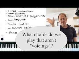 Jazz Piano Voicings 101: #20 Chords That Aren't Voicings
