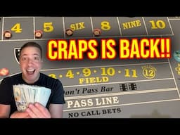 PLAYING CRAPS IN LAS VEGAS!! $2500 BUY IN!!