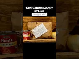 Lasagna Mac Postpartum Meal Kit Recipe Part 1! #postpartum #postpartumrecipe