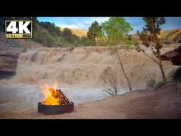 🔥 Waterfall Campfire: A Dreamy Escape at Toquerville Falls
