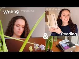 finishing *new favorite* books & writing my novel (a spring-time vlog) 🌿