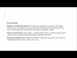 LLB JURISPRUDENE-  POSTMODERNISM AND LAW