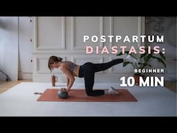 Postpartum Ab Workout: 10 Minutes to Heal Diastasis Recti | Beginner Level 1