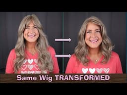 You MUST see this wig transformation!!  Nel's Wigs Shaba RESTYLED!