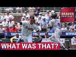POSTCAST: Atlanta Braves COLLAPSES against Colorado Rockies on Sunday afternoon LIVE REACTION