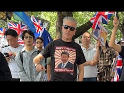 Brendan Kavanagh is live at the protest