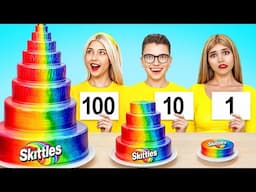 100 Layers of Food Challenge | Funny Situations with Cooking Hacks by Turbo Team