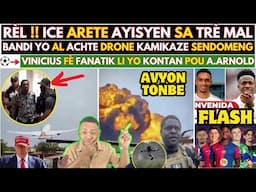 🚨PA GEN LANMÒ MEN SE GWO RÈL, ICE ARETE AYISYEN SA TRÈ MAL - BANDI YO ACHTE DRONE KAMIKAZE SENDOMENG