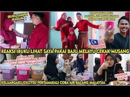 REAKSI IBUKU PERTAMAKALI LIHAT SAYA PAKAI BAJU MELAYU CEKAK MUSANG MALAYSIA DI HARI RAYA AIDIL FITRI