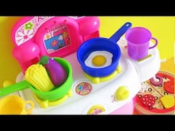 Toy kitchen cooking baby vegetables pizza french fries baby vegetables toy set for children