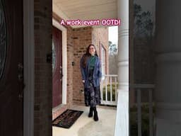 What I wore to an author talk work event #workootd #fitcheck #fashiongirly