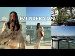 DAY IN THE LIFE OF A STARTUP FOUNDER 👩‍💼📈📅 | 28 years old founder in Miami!