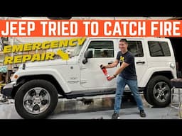Jeep Wrangler Tried To BURN Itself To The GROUND... What Went Wrong?