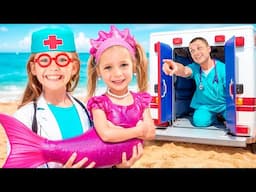 Doctor on the beach | Kids Songs And Nursery Rhymes | Maya Mary Mia
