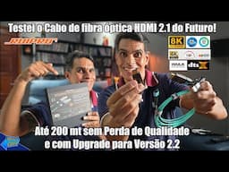 Por que você PRECISA deste cabo HDMI 2 1 de fibra óptica da RuiPRO?