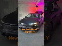 New Tesla Model Y Light show