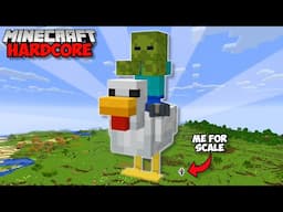 I Built The WORLDS BIGGEST CHICKEN JOCKEY in Minecraft Hardcore (#111)