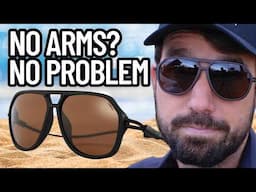 OMBRAZ ARMLESS SUNGLASSES REVIEW - The Future Of Glasses? Built-In Cord, No Arms, & Zeiss Lenses!