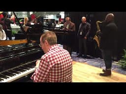 NAMM 2018 Kevin Kern/Tivon Pennicott/Vladimir Zaslavsky @ Kawai "Along Came Betty" (Benny Golson)