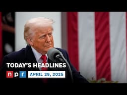 100 Days In, Trump Targets His Opponents, Perceived Enemies | NPR News Now