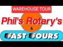 Kingatow Crew #193 Phils Rotarys warehouse tour and parts search and more 808/Rx3 parts