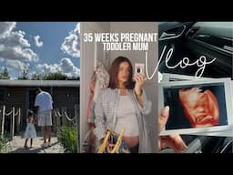 Nesting, final scan, surrendering to childcare?! - weekly vlog