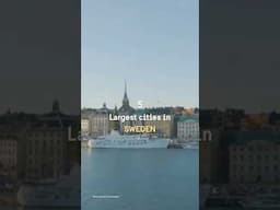 Top 5 Swedish cities 🇸🇪#sweden #travel #citybreak
