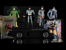 New Mcfarlane Toys Batmobile / Batman animated figures and Marvel statues revealed