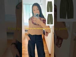 You need these viral barrel leg pants #uniqlo #barrelpants #grwmoutfit