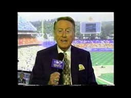 Apr. 5, 1999 Vin Scully delivers "1st Pitch"  on Opening Day - L.A. Dodgers vs. Arizona Diamondbacks
