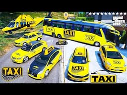 Stealing SECRET Taxi Cars in GTA!