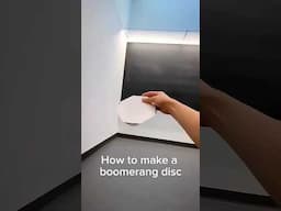 Amazing Paper Frisbee Boomerang Tutorial 🪃😀 , best flying #origami #origamiboomerang #diy
