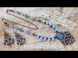 How to Picot Beading Stitch with Beaded Fringe