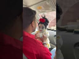 Jis din tujhko na dekhun pagal pagal phirti hoon #vrindavan #laddugopal #shorts