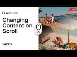 Changing Content on Scroll in Wix Studio