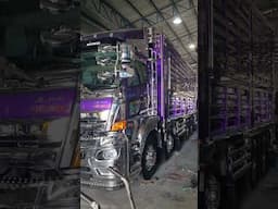 สีม่วง+เลสเงาๆ สวยสุดๆ 💜✨️#อู่ช่างยุธหนองโพ #Hino344