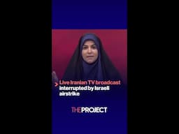 Live Iranian TV broadcast interrupted by Israeli airstrike