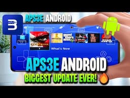 Aps3e PS3 Emulator Biggest Update Ever!🔥| Unbelievable Performance on Android 🚀