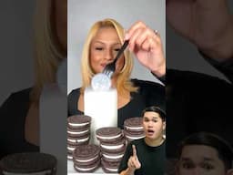 Cold Milk with Oreo?🥛❄️