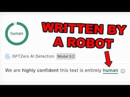 AI Detectors are a SCAM -  Here's how to beat them (GPT Zero exploit)