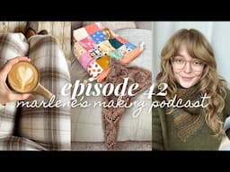 astrid sweater, traveler cowl, two of daisies, lovely ribbed scarf • episode 42, marlene knits