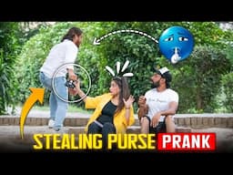 Stealing Girl's Purse Prank 😜 With A Twist   | | Epic Reactions | 😂😂 @nonscriptedpranks