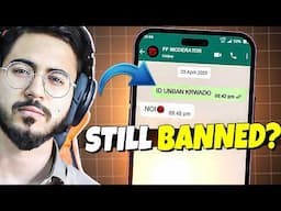Free Fire YouTubers and Mods Didn't Help Me? ID Still Banned?