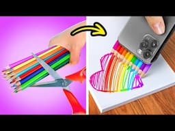 AMAZING SCHOOL HACKS | Funny and Useful Ideas by 123 GO! Series