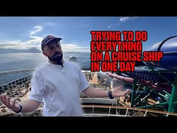 Doing Every Activity on a Cruise Ship in Just ONE Day | Average Jake