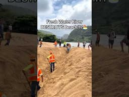 FRESH WATER RIVER DESTROYS BEAUTIFUL BEACH 🏖️ #riverbreak