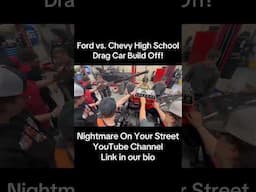 Go check out the awesome work these kids have put in! #highschool #buildoff #dragcar  #students