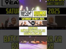 Saturday 10 May are coming the 21st Battle Of The Year Balkans & 16th Bounce Street Dance Contest